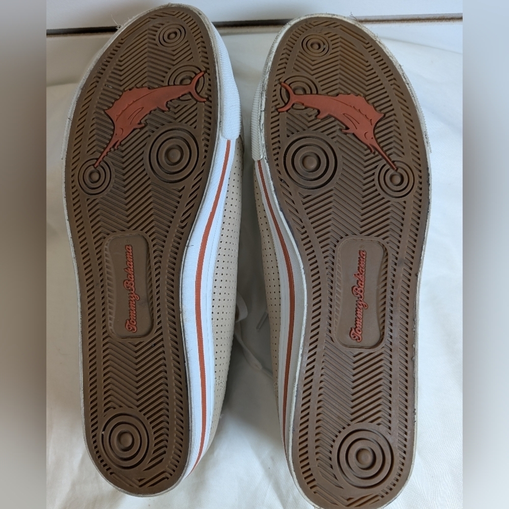Tommy Bahama Men’s Borneo lace up perforated leather sneakers Size 11 1/2 NWOB - Picture 6 of 7